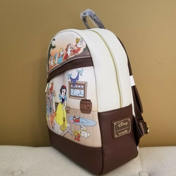 Loungefly Disney Snow White Seven Dwarfs Animal Backpack NEW main image 7